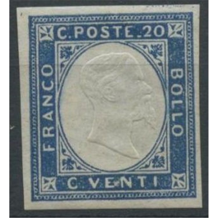 ITALY KINGDOM 1861 Matraire (20c blue) MNH**