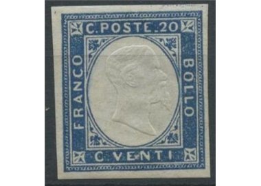 ITALY KINGDOM 1861 Matraire (20c blue) MNH**