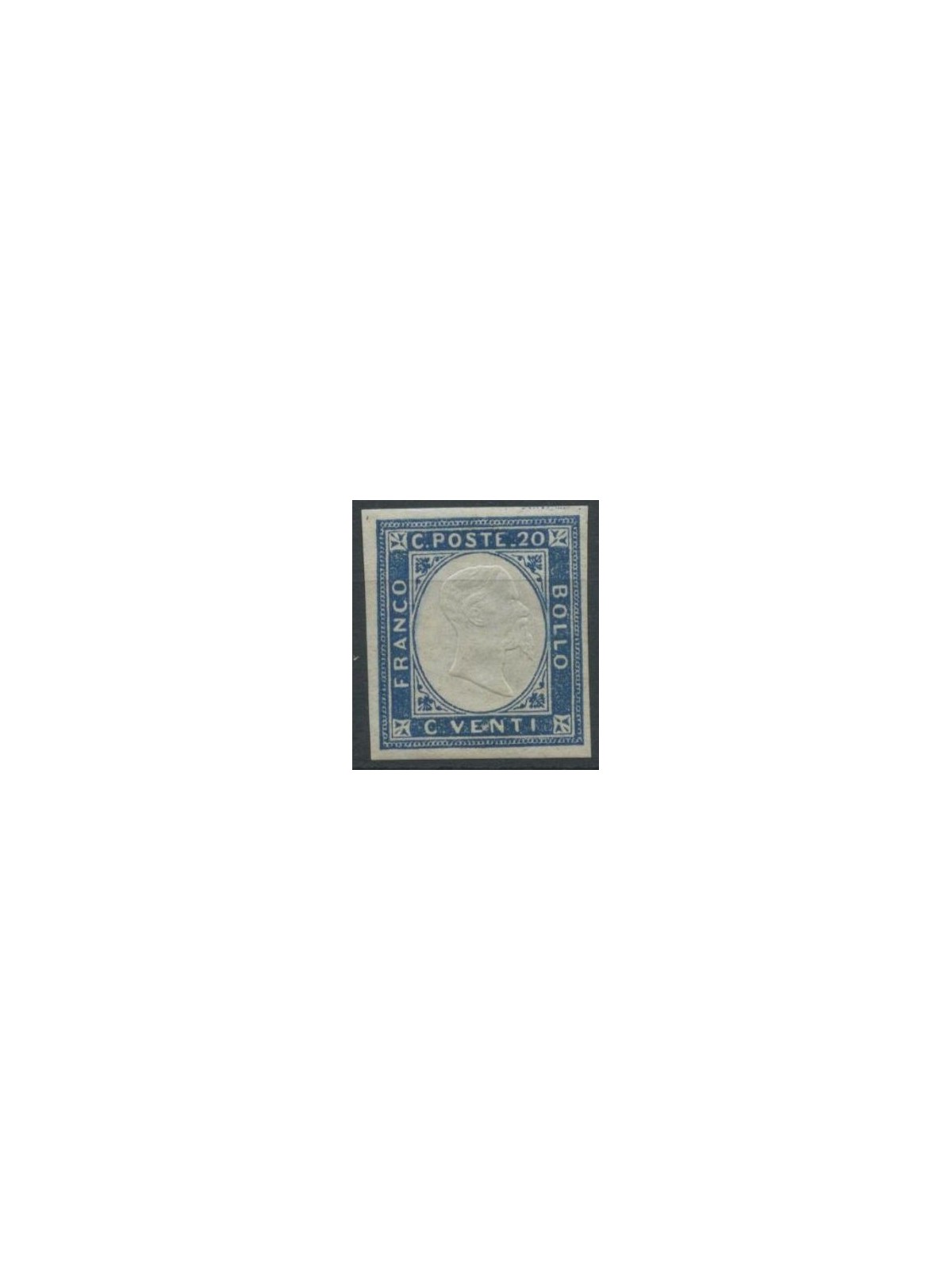 ITALY KINGDOM 1861 Matraire (20c blue) MNH**