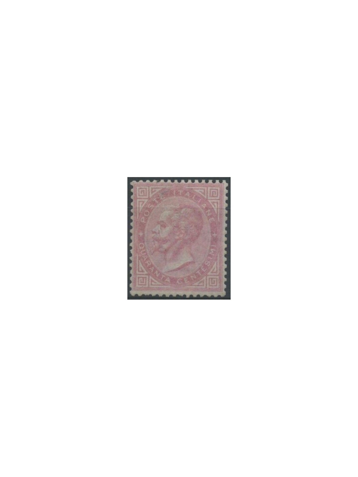 ITALY KINGDOM 1863 De La Rue 40c pink (London) MNH**