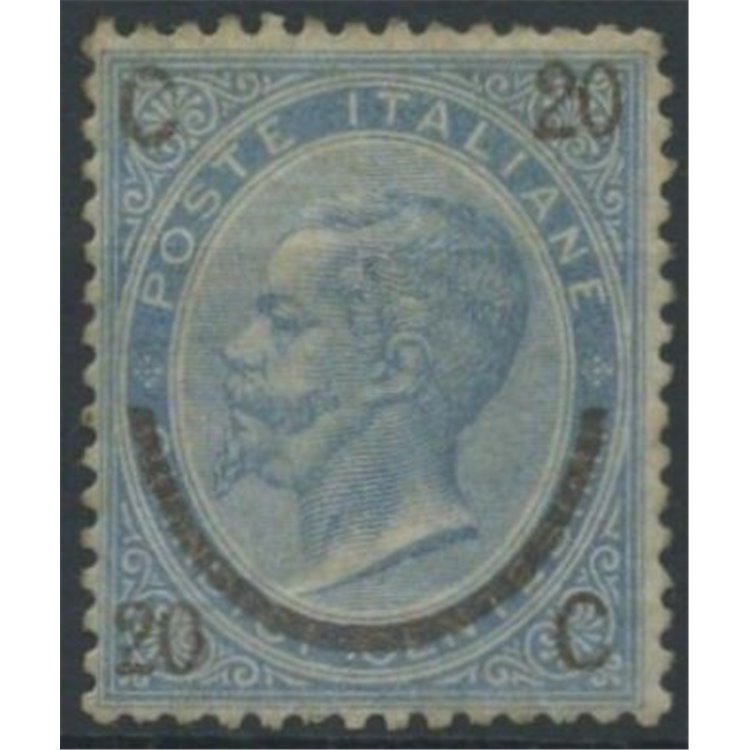 ITALY KINGDOM 1865 Provisional 20c on 15c 1st type MNH**