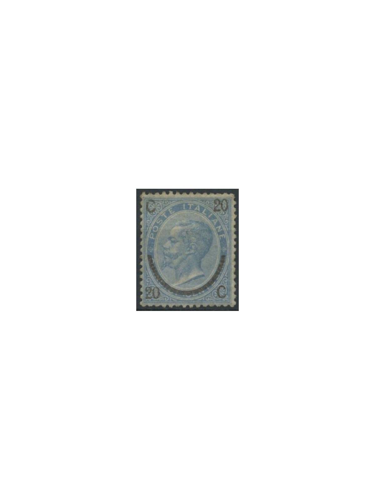 ITALIA REGNO 1865 Provvisorio 20c su 15c 1° tipo MNH**