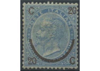 ITALIA REGNO 1865 Provvisorio 20c su 15c 2° tipo MNH**