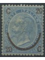 ITALY KINGDOM 1865 Provisional 20c on 15c 2nd type MNH**