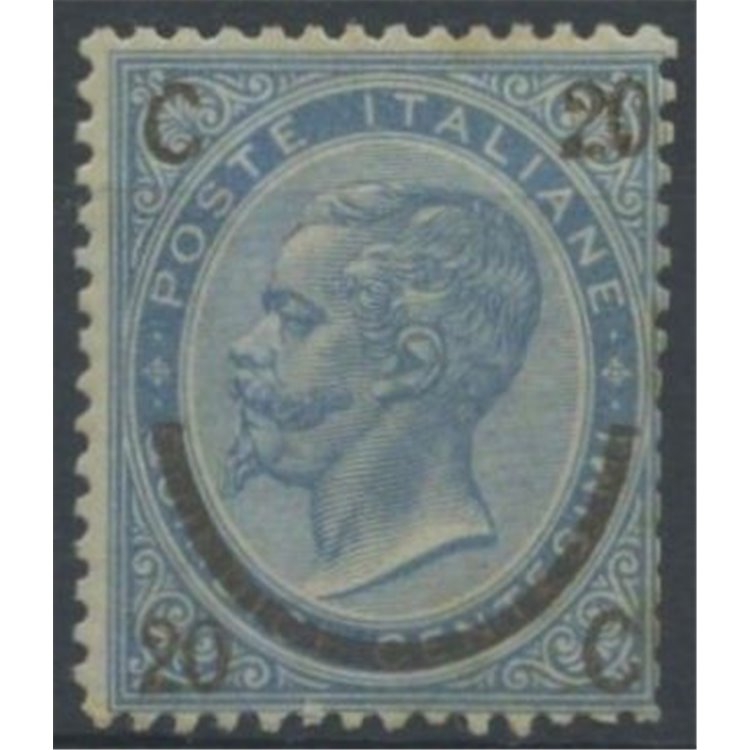 ITALIA REGNO 1865 Provvisorio 20c su 15c 3° tipo MNH**