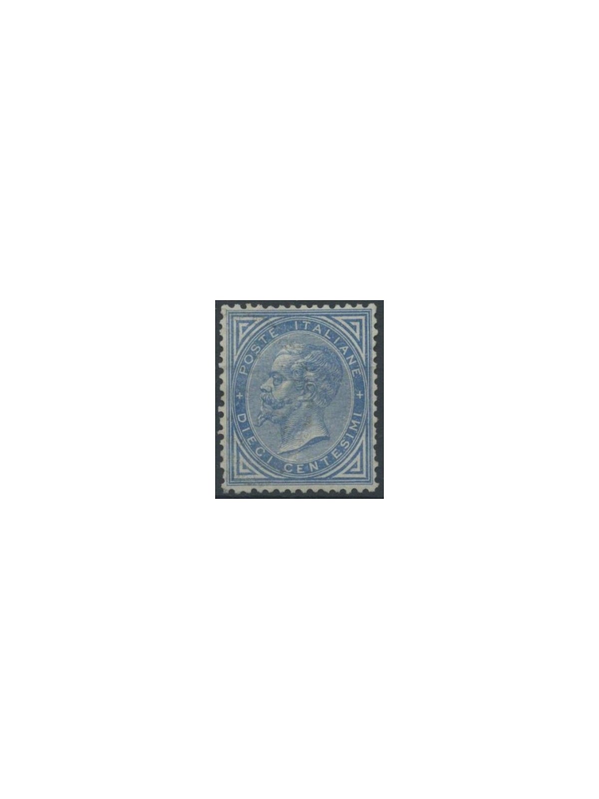 ITALY KINGDOM 1877 De La Rue 10c blue MNH**