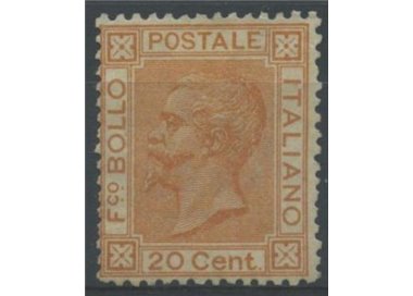 ITALY KINGDOM 1877 De La Rue 20c ochre MNH**