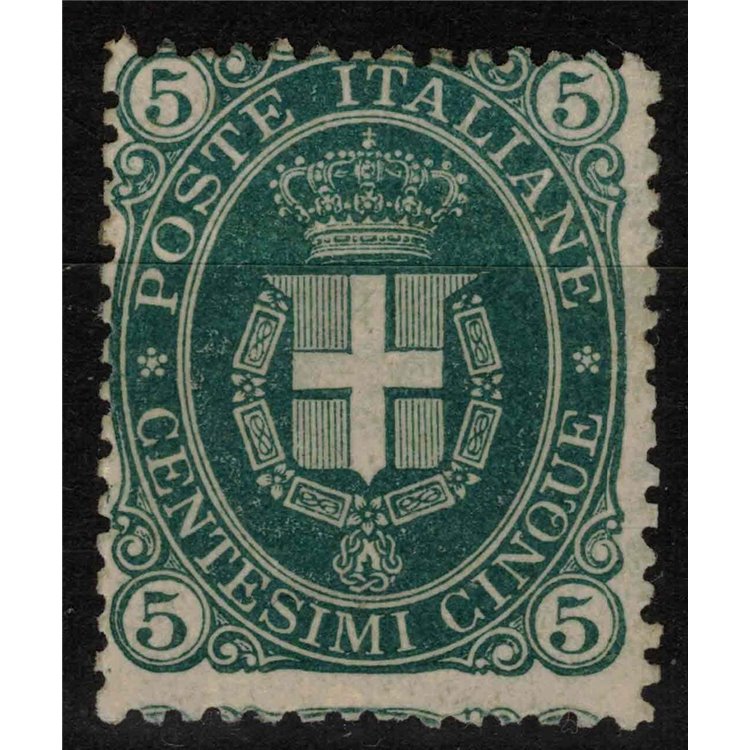 ITALY KINGDOM 1889 Umberto I 5c green MNH** ©