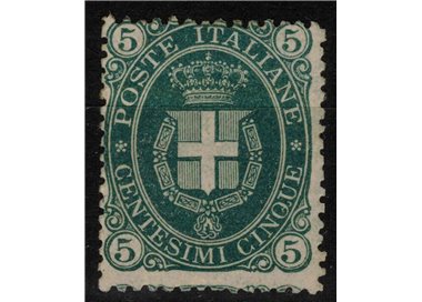 ITALY KINGDOM 1889 Umberto I 5c green MNH** ©
