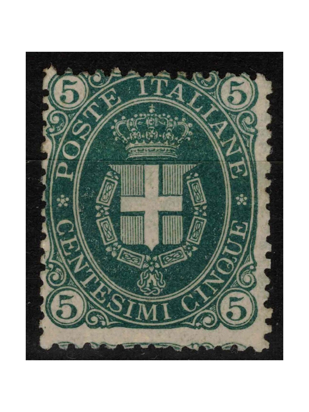 ITALY KINGDOM 1889 Umberto I 5c green MNH** ©