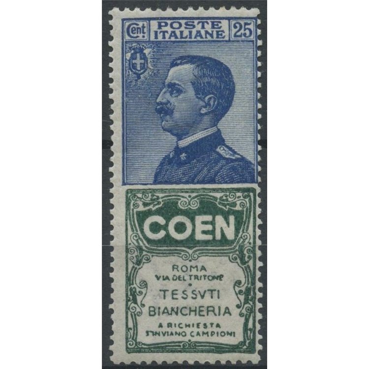 ITALY KINGDOM 1924-25 Advertising 25c (Coen) MNH**
