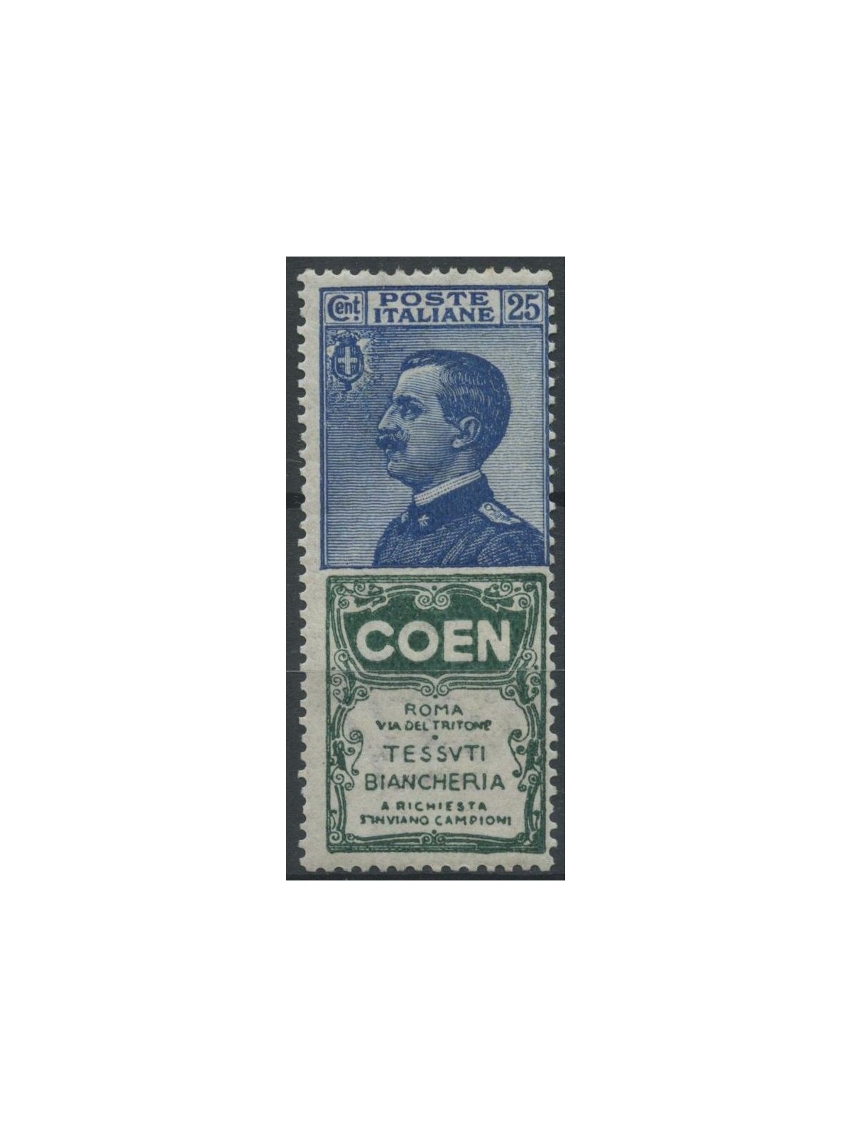 ITALIA REGNO 1924-25 Pubblicitari 25c (Coen) MNH**