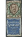 ITALIA REGNO 1924-25 Pubblicitari 1£ (Columbia) MNH**