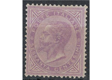 ITALY KINGDOM 1863 De La Rue 60c lilac (London) MNH**