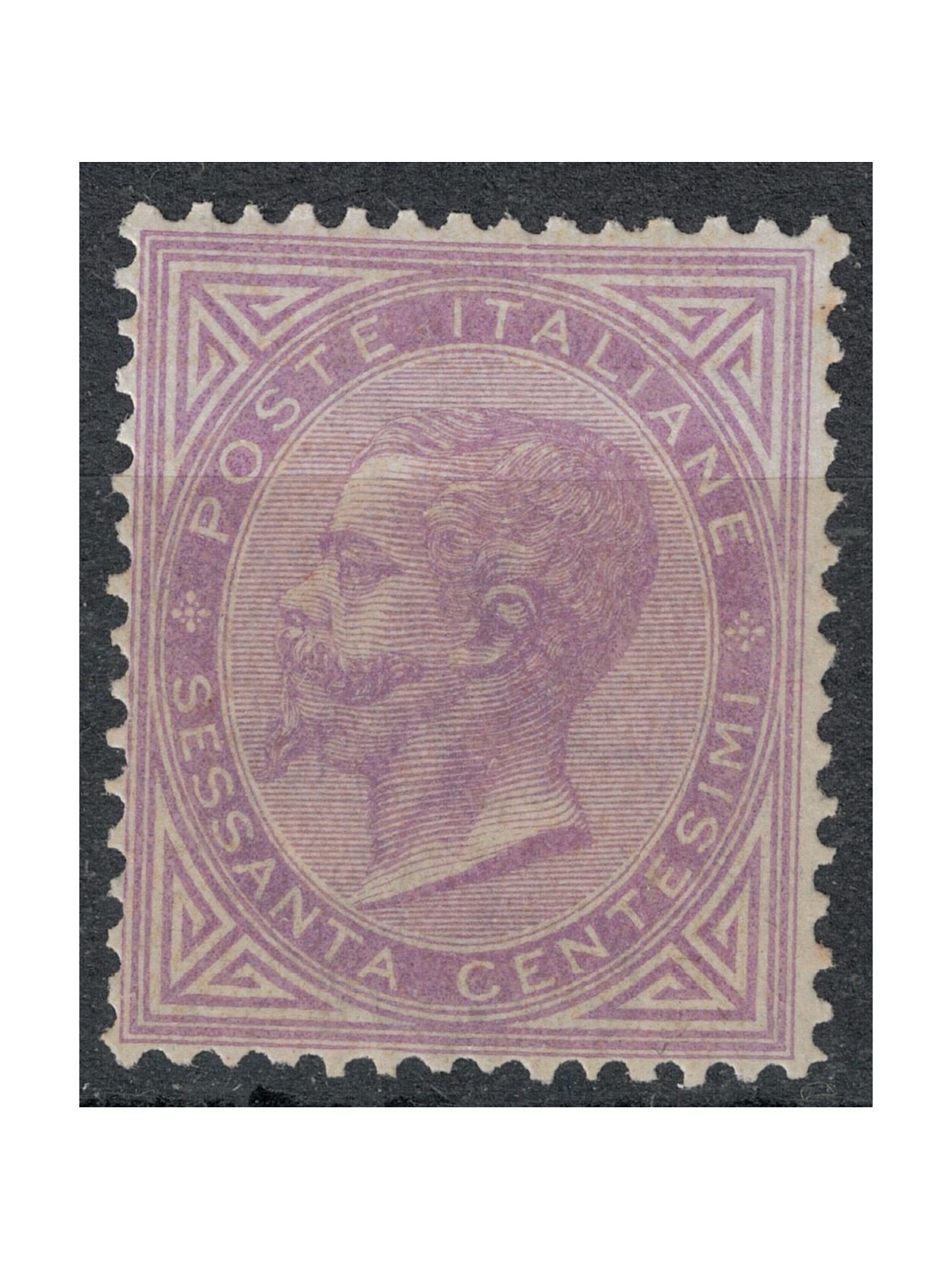 ITALY KINGDOM 1863 De La Rue 60c lilac (London) MNH**