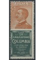 ITALY KINGDOM 1924-25 Advertising 20c (Columbia) MNH**