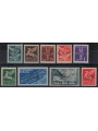 ITALIA RSI 1943 Posta aerea (Verona) 9v MNH** ©