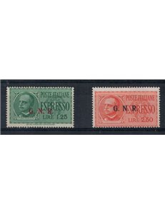 ITALY RSI 1944 Express (Brescia) III type 2v MH*