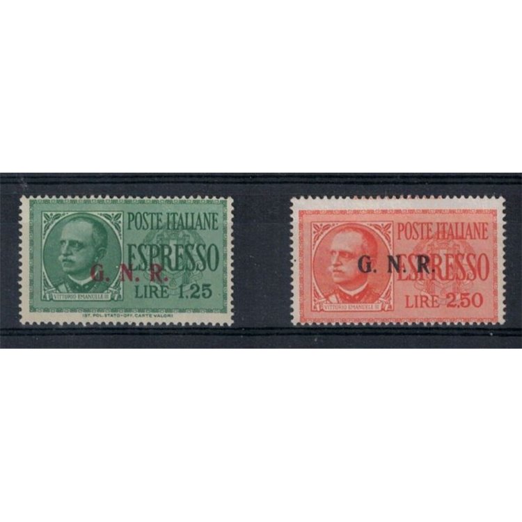 ITALY RSI 1944 Express (Brescia) III type 2v MH*