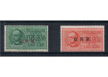 ITALY RSI 1944 Express (Brescia) III type 2v MH*