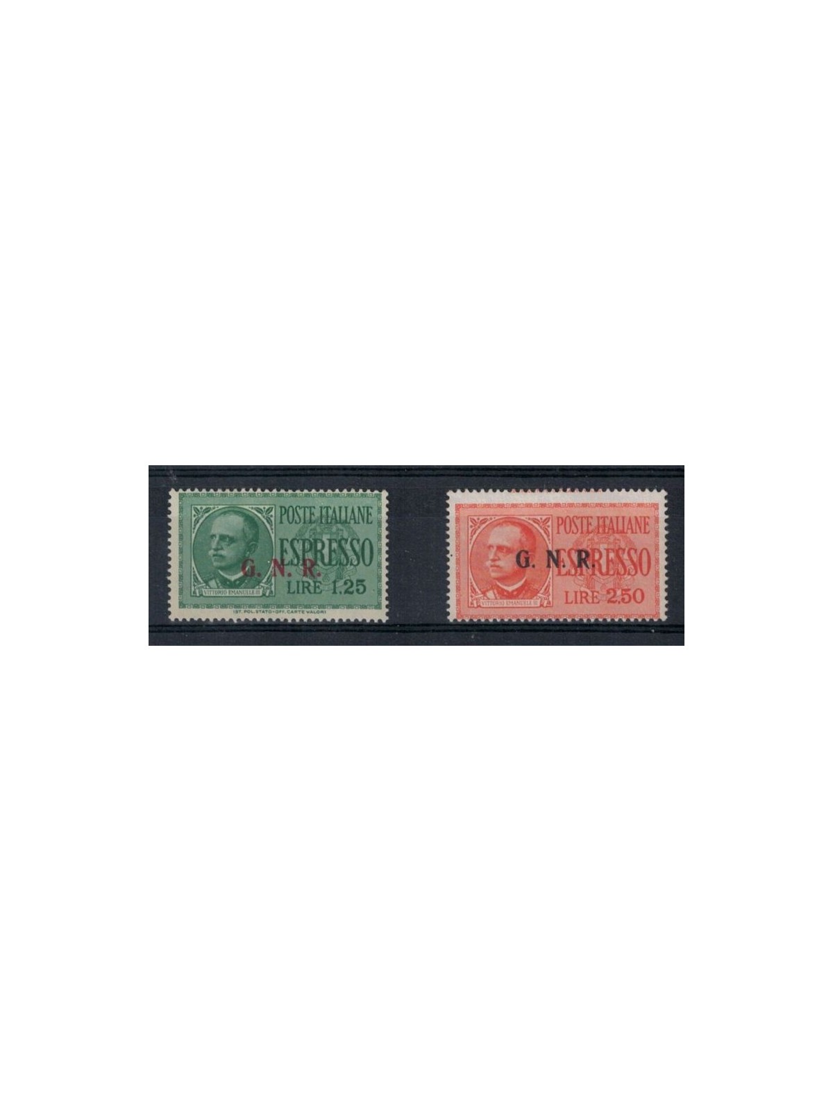ITALY RSI 1944 Express (Brescia) III type 2v MH*