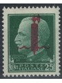 ITALIA RSI 1944 25c verde con fascio in rosso MH*
