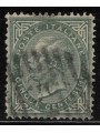 ITALIA REGNO 1865 De La Rue 5c verde grigio (Torino) us