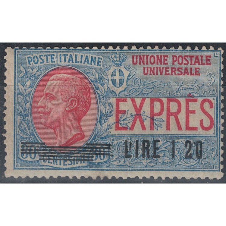 ITALY KINGDOM 1921 Espresso Variety overprinted (without point) MH*