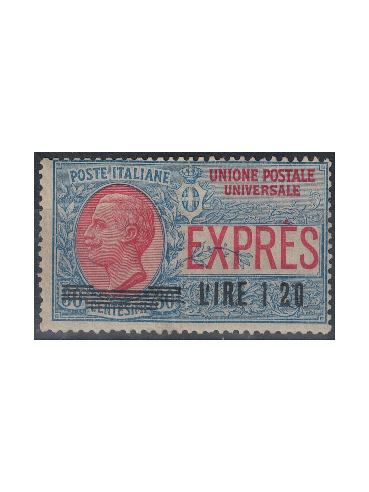 ITALY KINGDOM 1921 Espresso Variety overprinted (without point) MH*