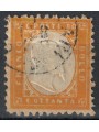 ITALY KINGDOM 1862 80c yellow orange us