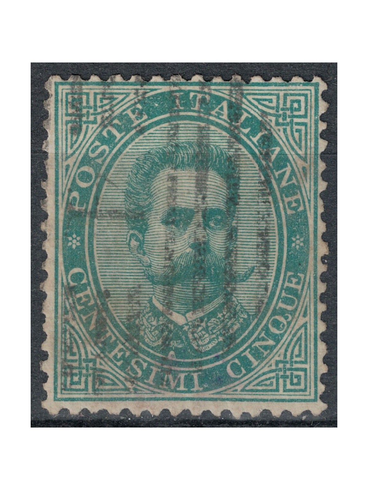 ITALY KINGDOM 1879 Umberto I 5c green us