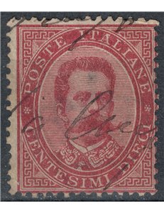 ITALY KINGDOM 1879 Umberto I 10c carmine us
