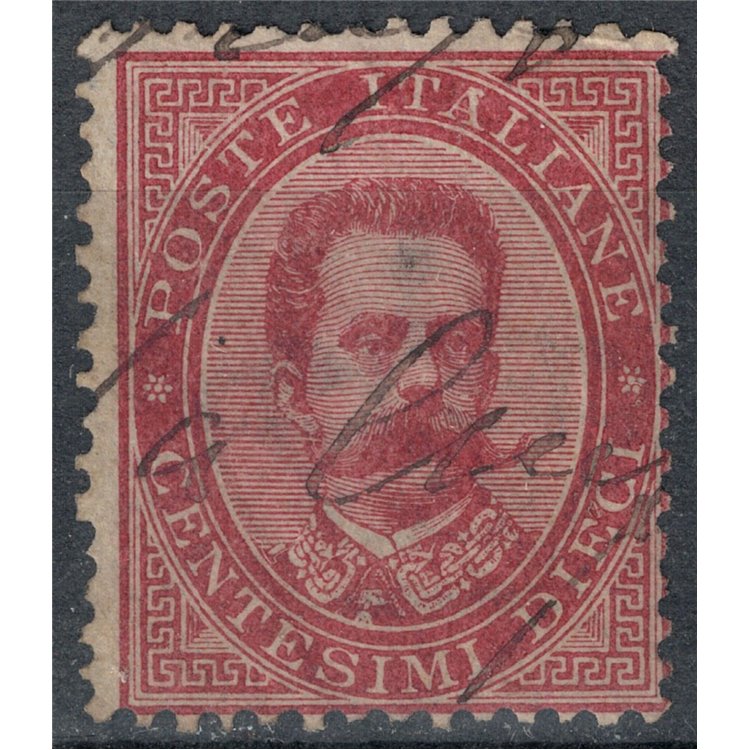 ITALIA REGNO 1879 Umberto I 10c carminio us