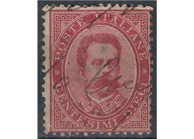 ITALIA REGNO 1879 Umberto I 10c carminio us