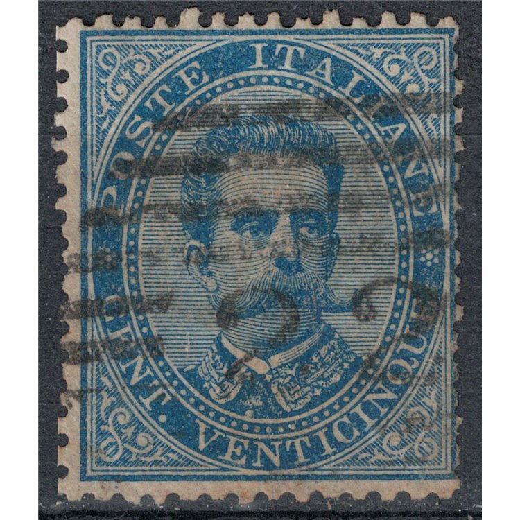 ITALY KINGDOM 1879 Umberto I 25c blue us