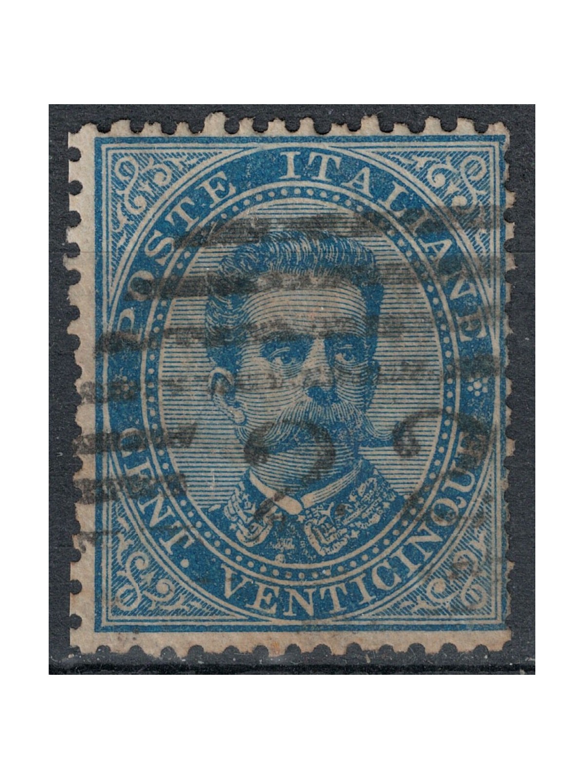 ITALY KINGDOM 1879 Umberto I 25c blue us