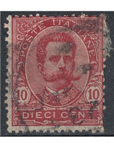 ITALY KINGDOM 1891 Umberto I 10c carmine us