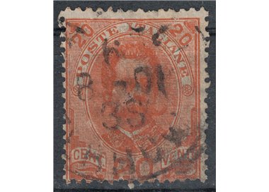 ITALY KINGDOM 1891 Umberto I 20c orange us