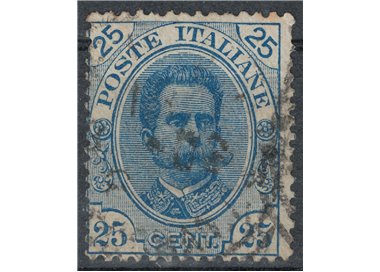ITALIA REGNO 1891 Umberto I 25c azzurro us