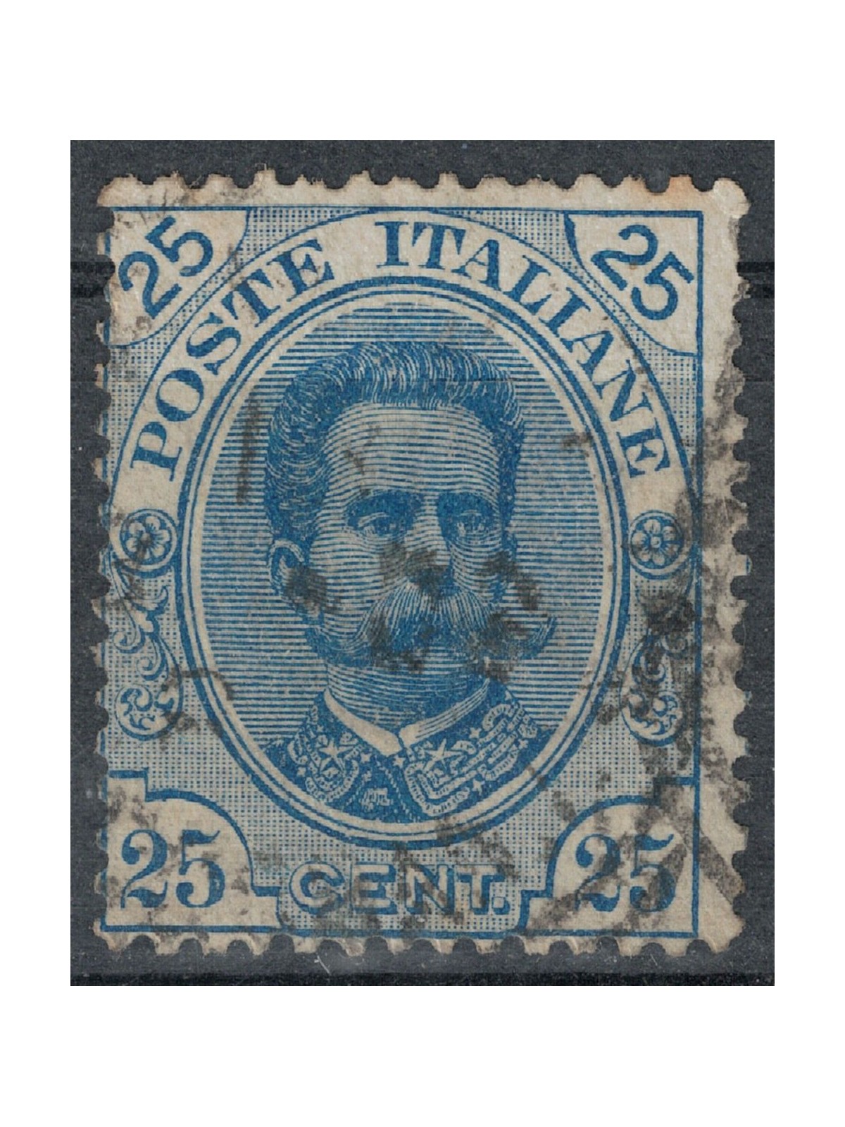 ITALY KINGDOM 1891 Umberto I 25c blue us