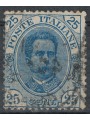 ITALY KINGDOM 1891 Umberto I 25c blue us