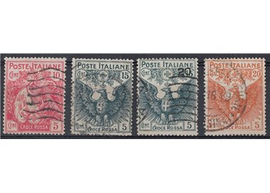 ITALY KINGDOM 1915-16 Pro Red Cross 4v us