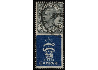 ITALY KINGDOM 1924-25 Advertising 15c (Bitter Campari) us