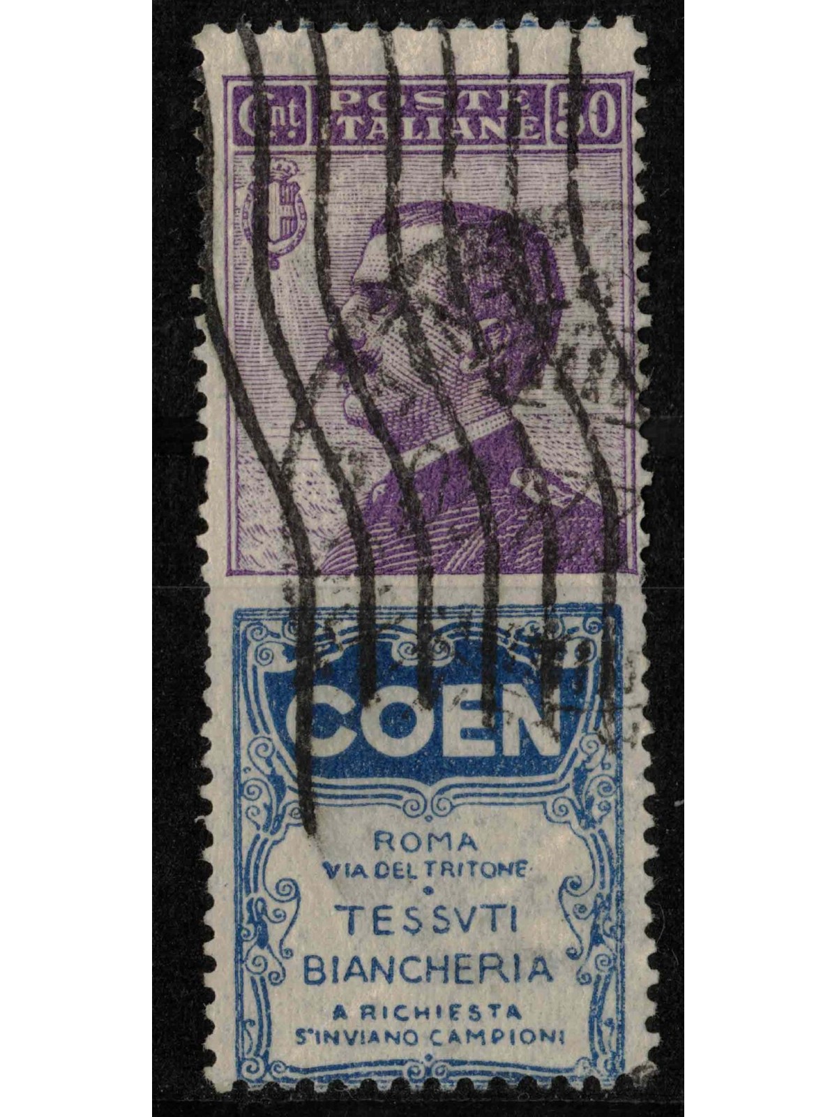 ITALY KINGDOM 1924-25 Advertising 50c (Coen) us
