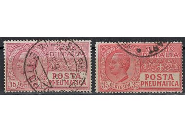ITALY KINGDOM 1927-28 Pneumatic Mail 2v us