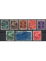 ITALY KINGDOM 1930-32 Airmail, allegorical subjects 8v us