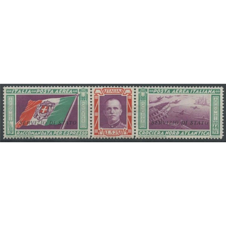 ITALY KINGDOM 1933 State Service MNH** ©