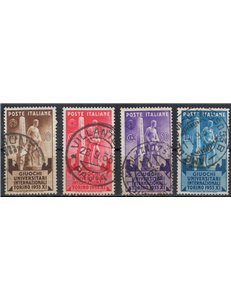 ITALIA REGNO 1933 Giochi universitari 4v us