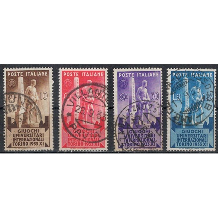 ITALY KINGDOM 1933 University Games 4v us