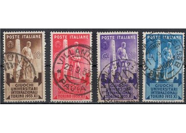 ITALY KINGDOM 1933 University Games 4v us